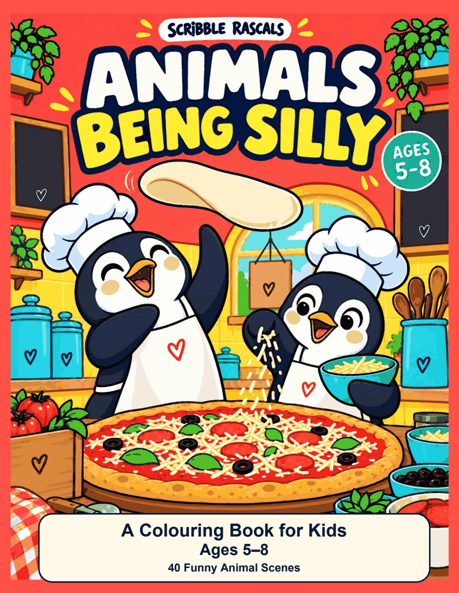 Animals Being Silly paperback cover