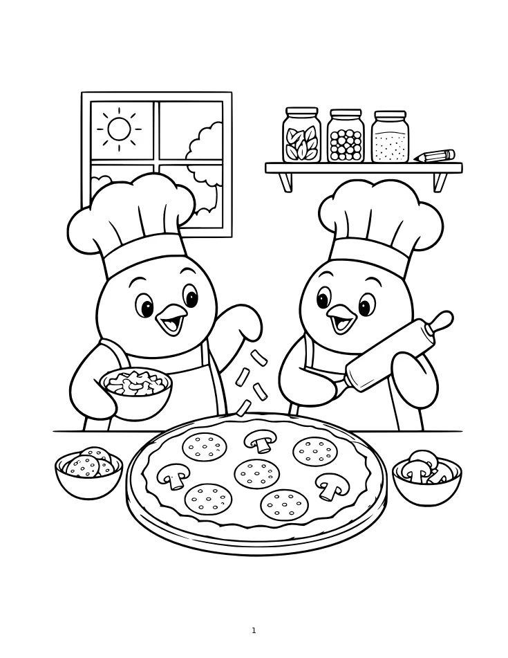 Printable sample from Animals Being Silly