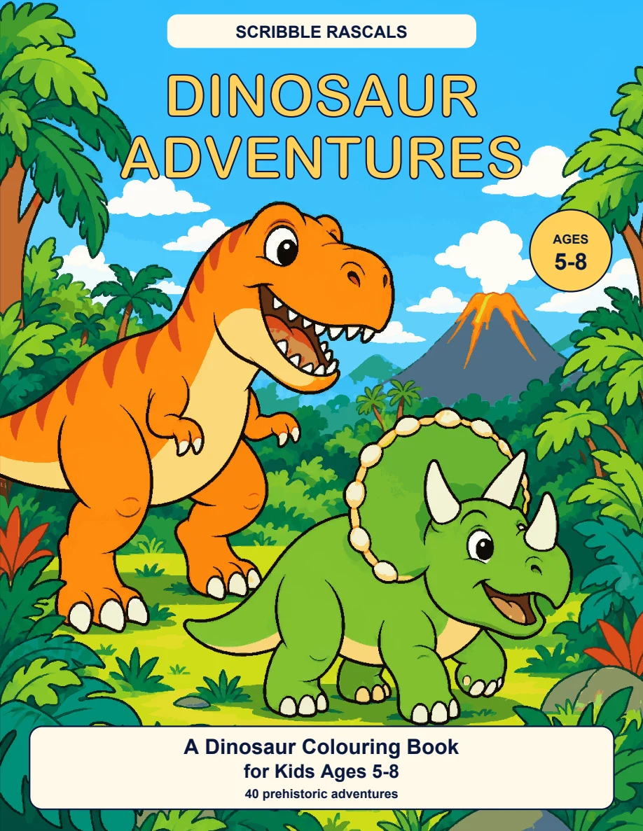 Dinosaur Adventures paperback cover