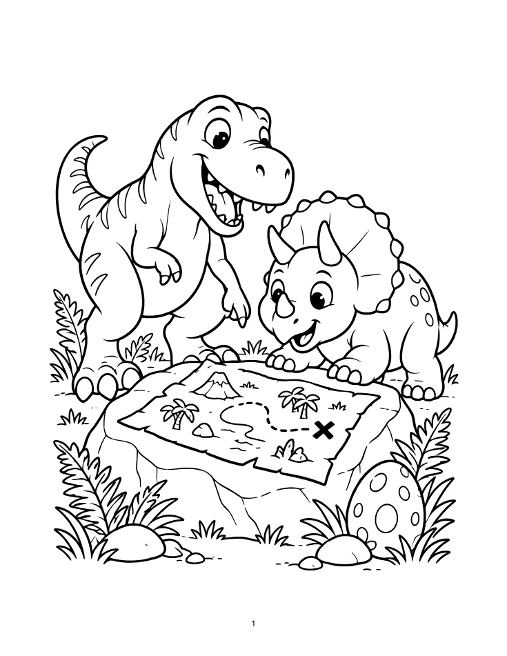 Printable sample from Dinosaur Adventures