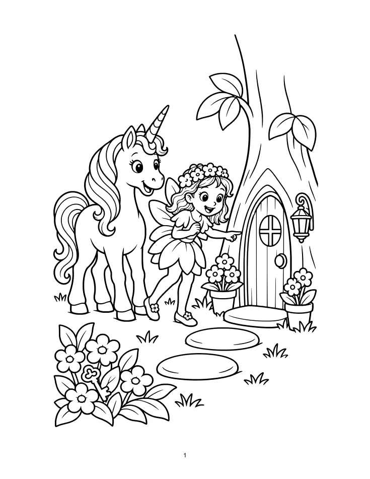 Printable sample from Enchanted Forest Friends